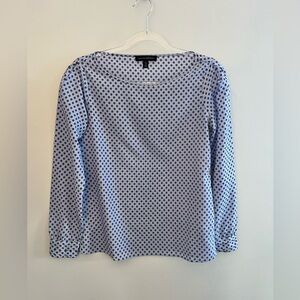 BANANA REPUBLIC EASY CARE PRINT FOLD-CUFF SHIRT